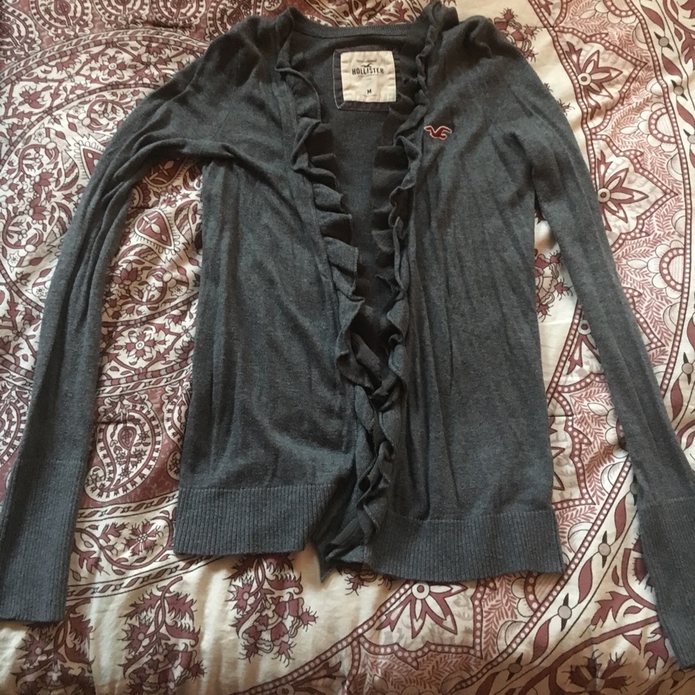 Ruffled Cardigan